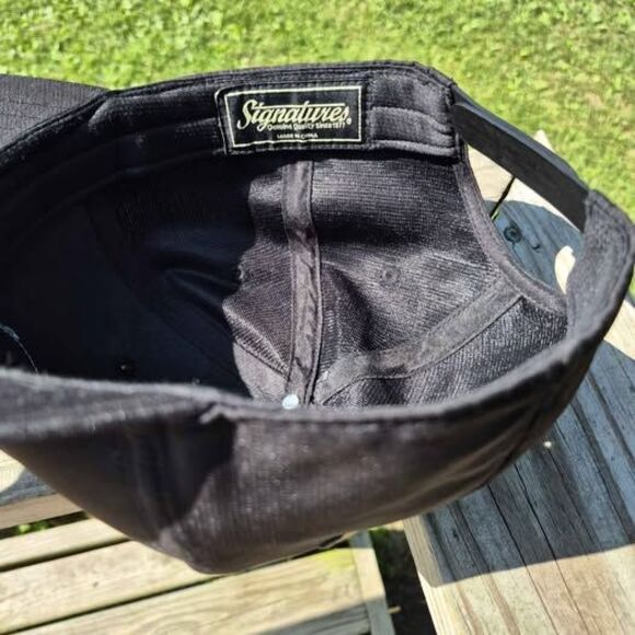 Golf Club Signatures Crossed Adjustable Baseball Hat - Black - Picture 6 of 6